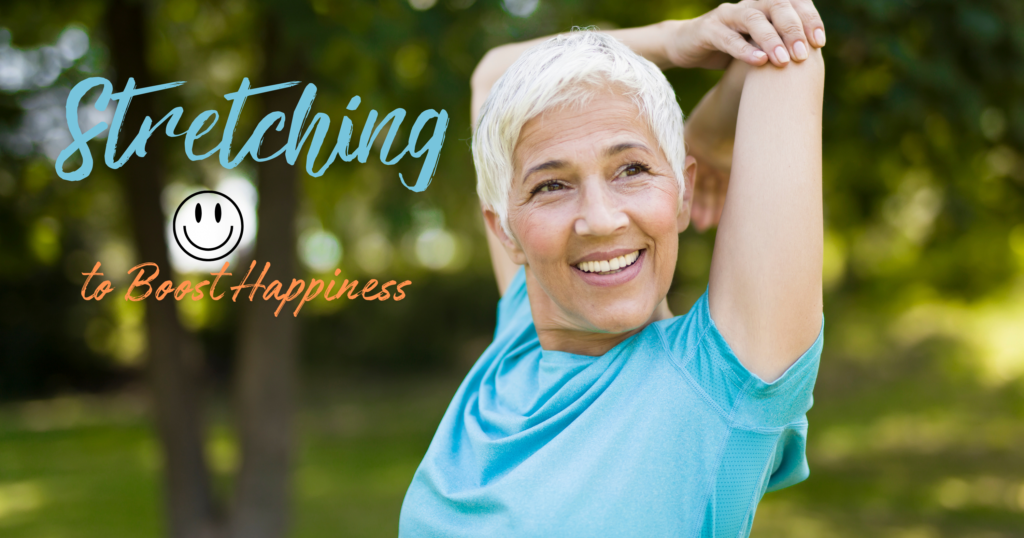 The purpose of an image of a lady stretching is to visually illustrate the concept that stretching can boost happiness. The image aims to convey a sense of relaxation, well-being, and joy that comes from incorporating stretching into daily routines. It serves as a motivational visual cue to encourage readers to engage in stretching exercises, highlighting the positive impact on both physical and mental health. The image helps to reinforce the article's message that stretching is a simple yet effective way to enhance overall happiness and quality of life.