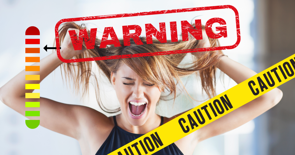 An image of a lady pulling her hair and screaming vividly illustrates the intense and overwhelming nature of stress. It effectively conveys the emotional turmoil and physical strain caused by stress, highlighting its potential dangers and the urgency of finding effective stress management strategies.